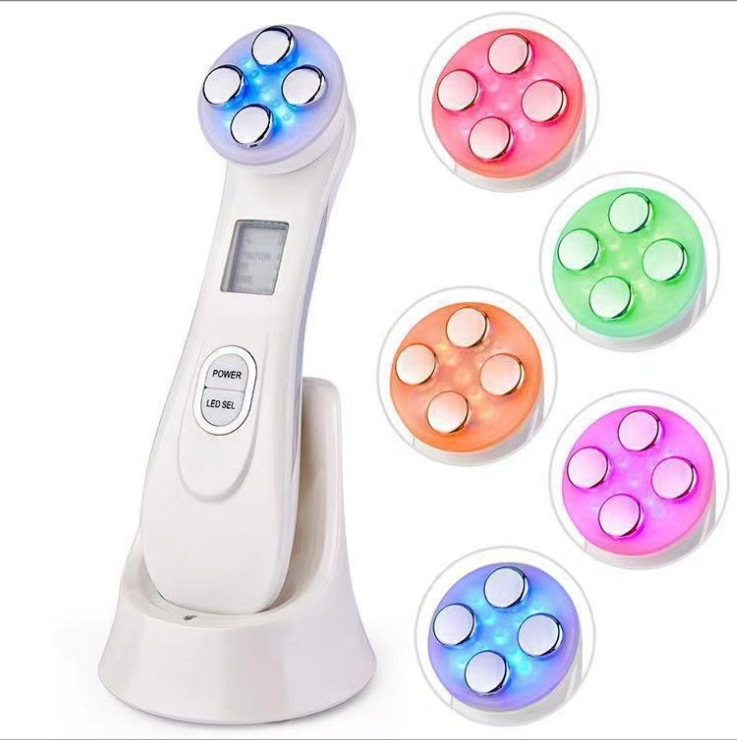 Popular Facial Beauty Device Ems Microcurrent Introduction Device for Lifting and Firming, Photon Rejuvenation Device, Led Anti-Wrinkle Device, Anti-Aging Device