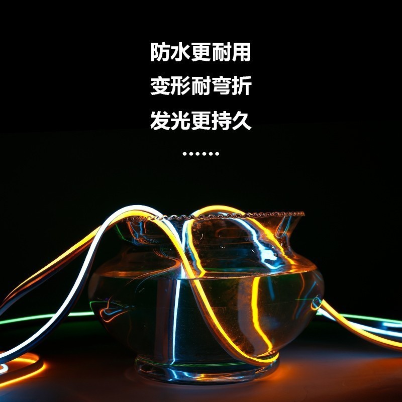 LEDライトストリップ12Vフレキシブル612ネオンシリコン防水カバー低電圧片面発光文字作成用ソフトライトストリップ|undefined