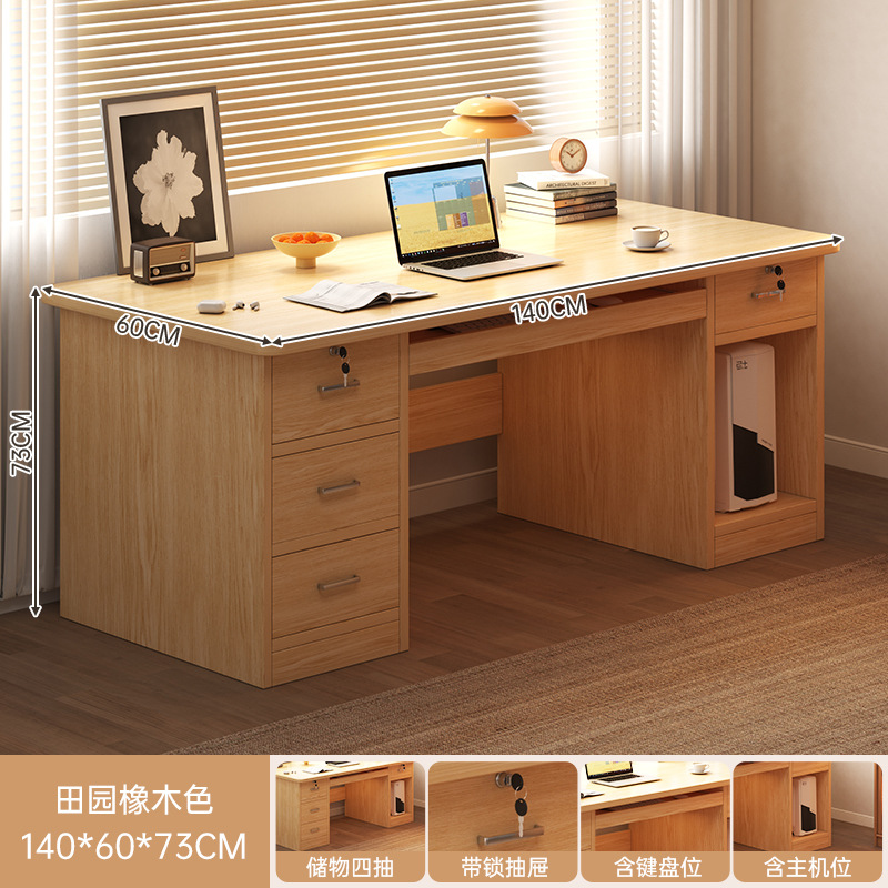 Escritorio de escritorio de computadora escritorio doméstico escritorio moderno simple escritorio con cajón escritorio de escritorio dormitorio estudiantil escritorio