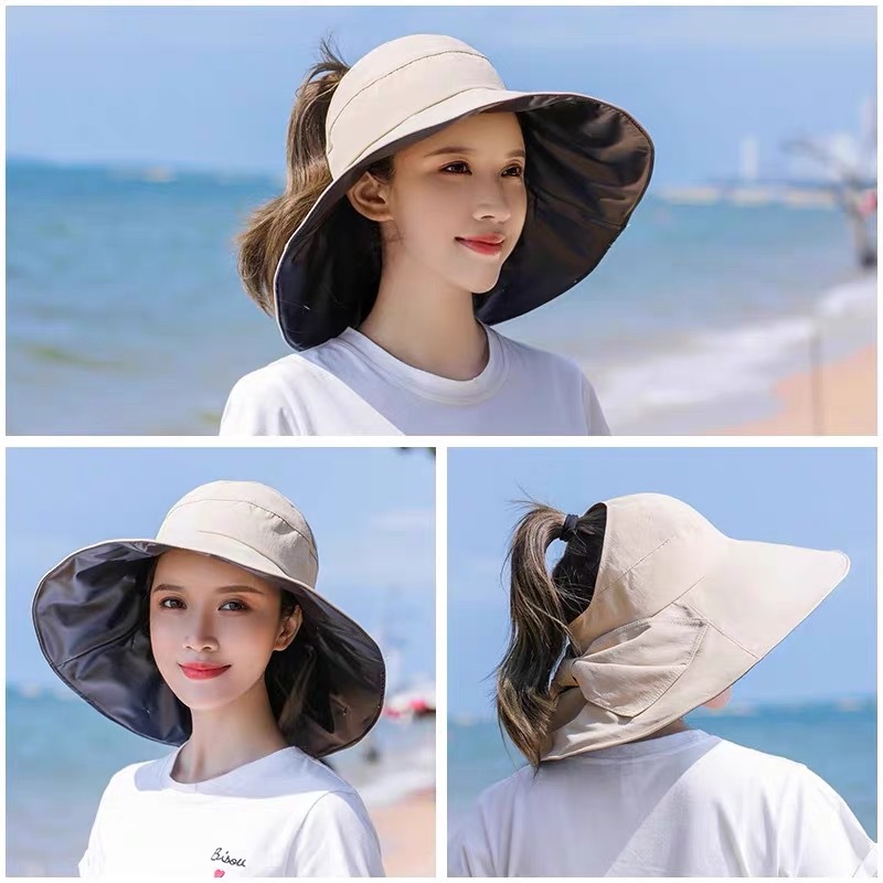 Sombrero de pescador de verano con protección solar y cinta decorativa – Venta al por mayor