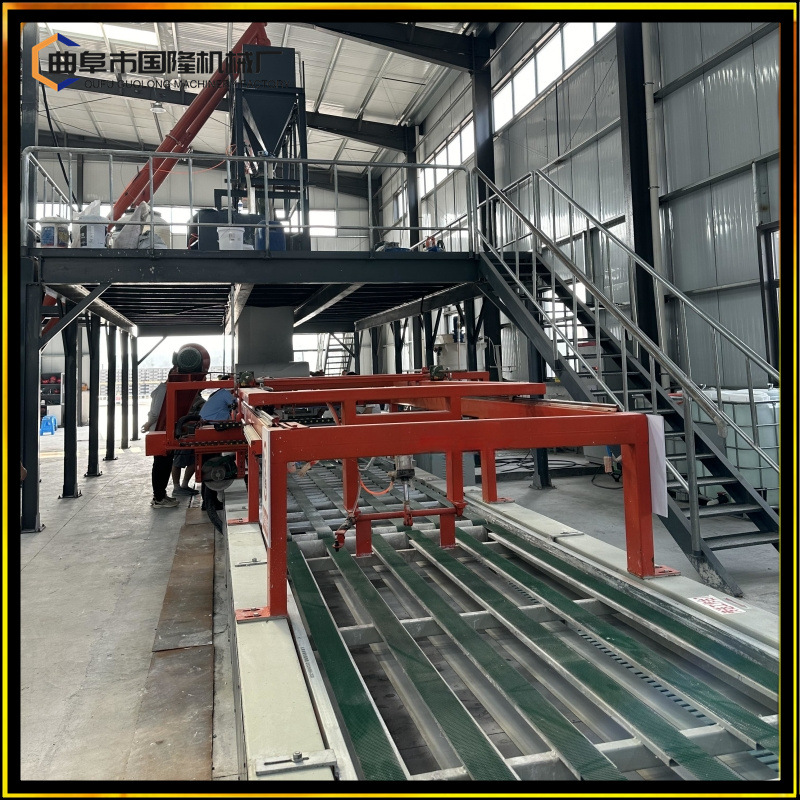 轻质隔墙板设备 防火门芯板生产线数控计量原材料同步在线切割