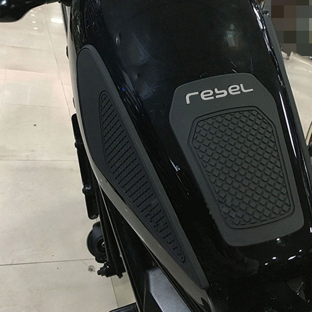 Adecuado para Honda REBEL CM500/300 REBEL modificado caucho tanque de combustible protección antideslizante pegatinas laterales