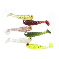 5.5cm 1.2g, 7cm 2.8g bulk wholesale soft lure road fishing fake bait freshwater saltwater pike perch