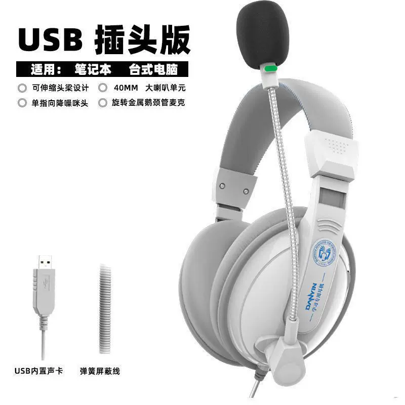 Гарнитура Spot E28 для студентов, английский, мандаринский язык, USB, проводная гарнитура для настольного компьютера, заводская гарнитура