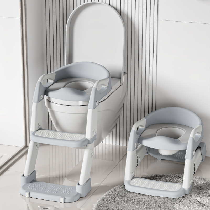 Fábrica al por mayor de los niños escalera aseo bebé anillo infantil bebé escalera plegable inodoro