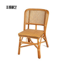 藤椅天然真藤家直销靠背儿童凳子用老年人阳台藤编小滕椅其他户外