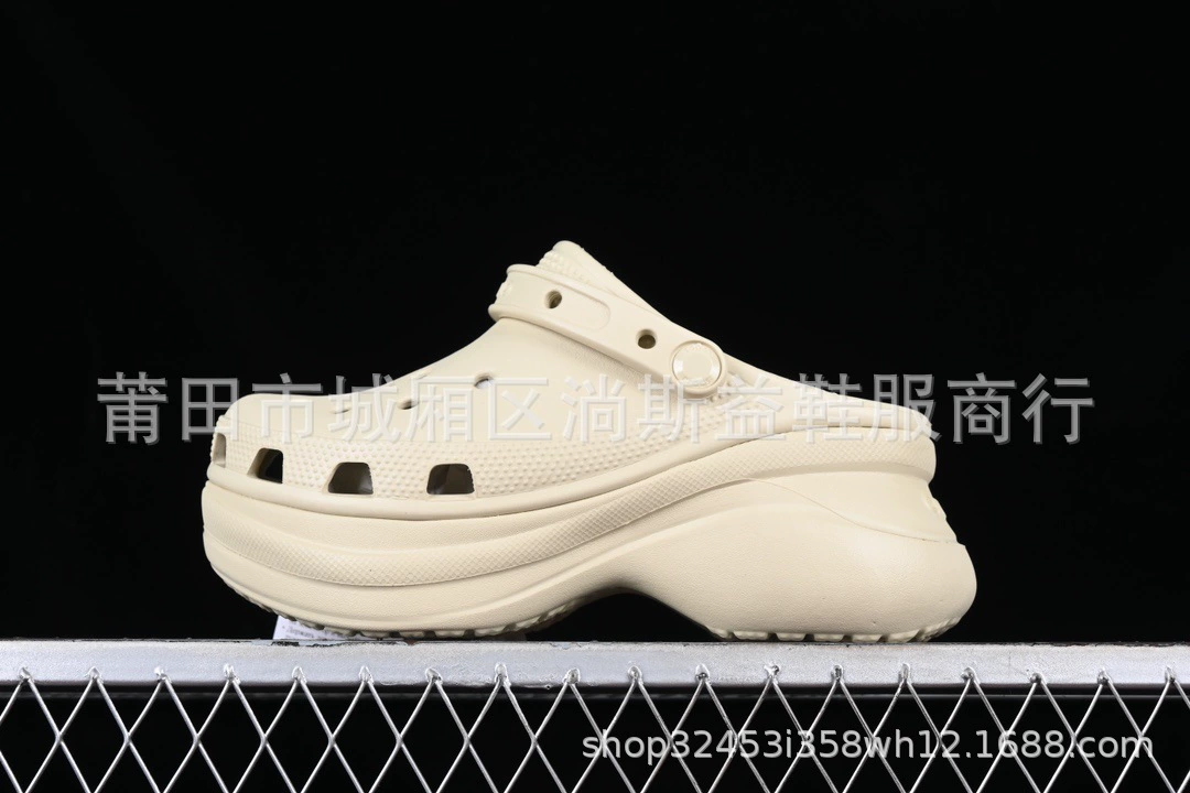 [Croc стиль как Yang Mi, маленький кит дырчатые туфли на толстой подошве для взрослых на улице, пляжная женская обувь 206302]