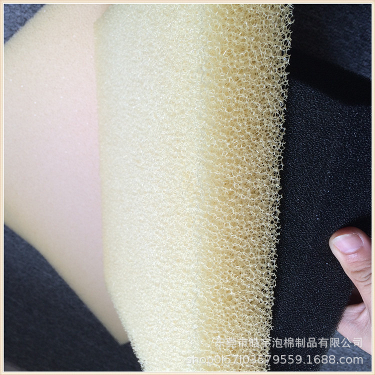 生产 60mm圆柱形工程滤水海绵塞 泳池过滤球海绵柱蓝色过滤海绵