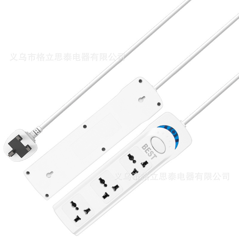 多功能外贸插座电源插排带开关多孔位排插家用插板带线桌面接线板