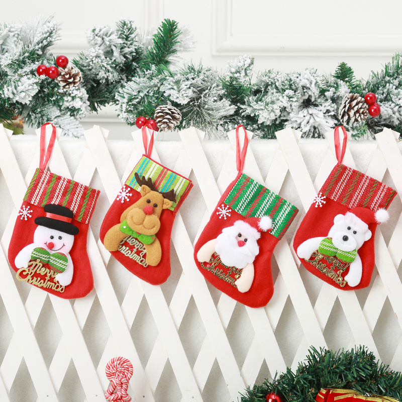 15g Weight Christmas socks Event & Party Supplies Party Occasion Christmas Festival Christmas Cute Santa Claus Snowman Party Christmas Socks