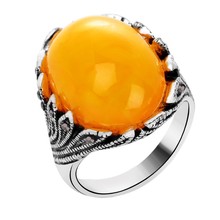 歐美 18K金 古銀戒指 復古鑲鑽 貓眼石指環 做舊工藝 外貿原單