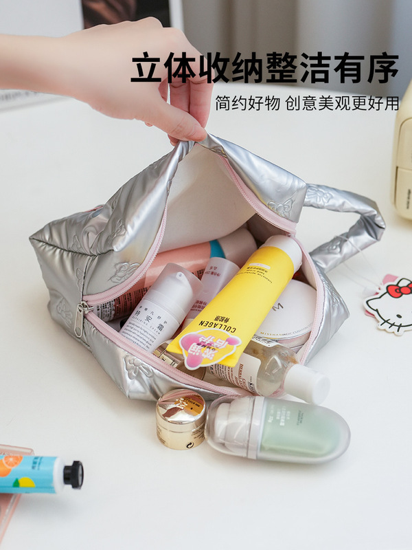 韩版HelloKitty刺绣手提化妆包三丽鸥可爱卡通高颜值化妆品收纳包|undefined