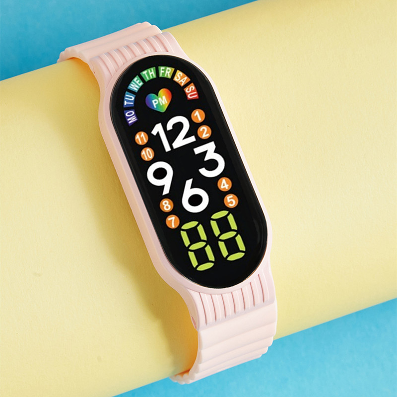 Nuevo xiaomi m7a fresco LED reloj electrónico táctil digital deportes niños estudiante LED reloj electrónico pulsera