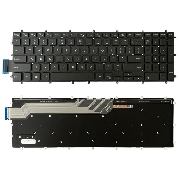 US American English white-key non-backlit laptop keyboard US American English white-key non-backlit laptop keyboard