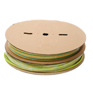 Yellow green double color heat shrinkable sleeve PE polyolefin heat shrinkable sleeve