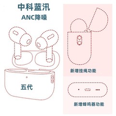 華強北bluetoothイヤホン中科藍増水三代五代pro2入耳式anc自主騒音低減高級プレゼント