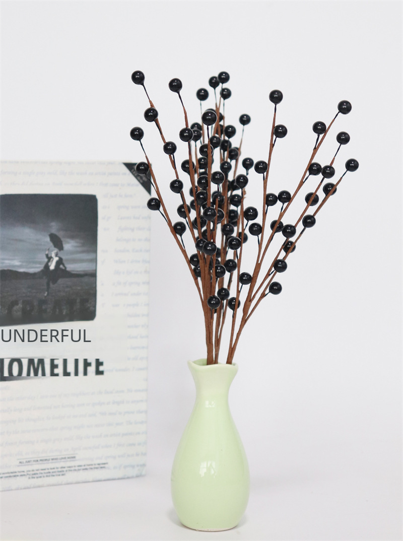 Artificial Berry Branch For Home Decoration And Wedding Ornaments_voghion.com