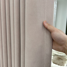 新款双面雪尼尔窗帘卧室客厅加厚纯色遮光布成品定制飘窗帘xf