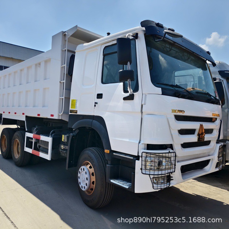 Howo Dump Truck 371 Horsepower Front Four-Wheel Drive and Rear Eight-Wheel Drive Howo Rear Dump Truck for Transporting Soil and Gravel