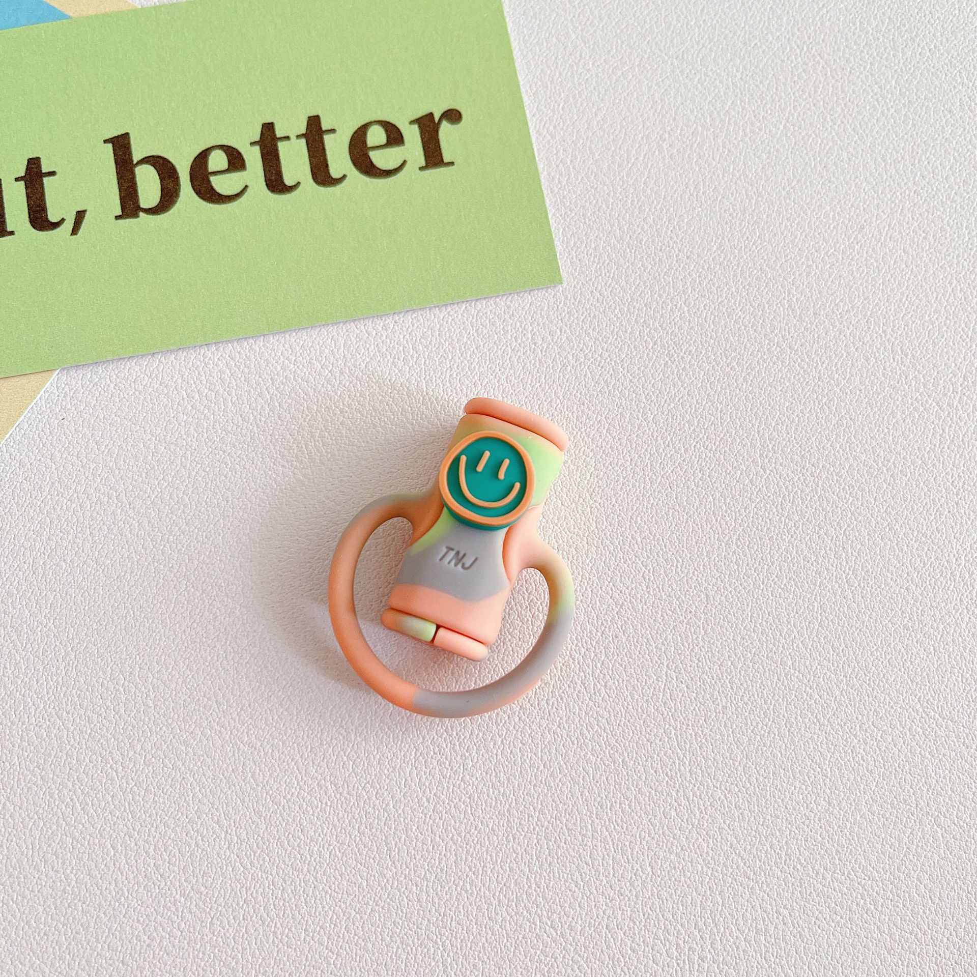 Sonrisa nueva cubierta protectora del cable de datos silicona dibujos animados sonrisa protección cable roto teléfono móvil carga cabeza cubierta protectora