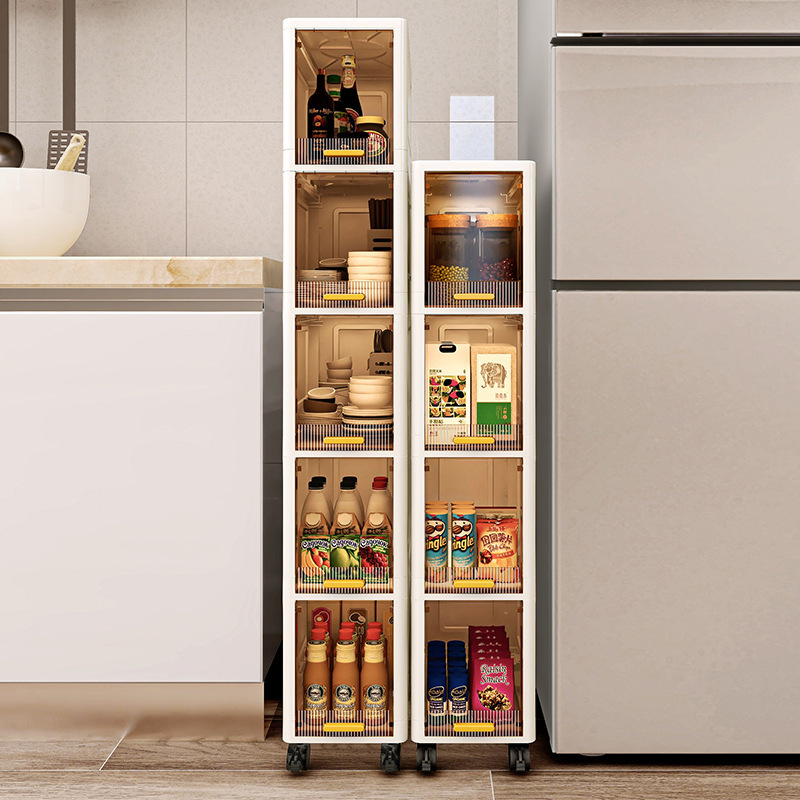 Thickened Toy Storage Cabinet, Kitchen Gap Storage Rack, Bathroom Multi-Layer Flip-Top Storage Cabinet, Living Room Snack Cabinet Thickened Toy Storage Cabinet, Kitchen Gap Storage Rack, Bathroom Multi-Layer Flip-Top Storage Cabinet, Living Room Snack Cabinet
