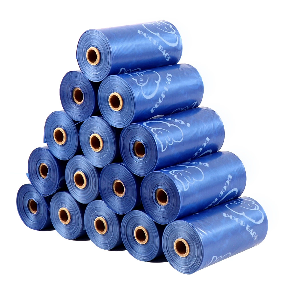 Разлагаемый мешок для сбора корма Трансграничная амазонка собака собирает дерьмо мешок дерьмо сумка толстый мешок для мусора домашних животных оптом