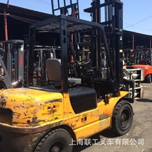 供应杭州3吨二手叉车进口卡斯卡特夹抱叉车 废料夹叉车 质量保证