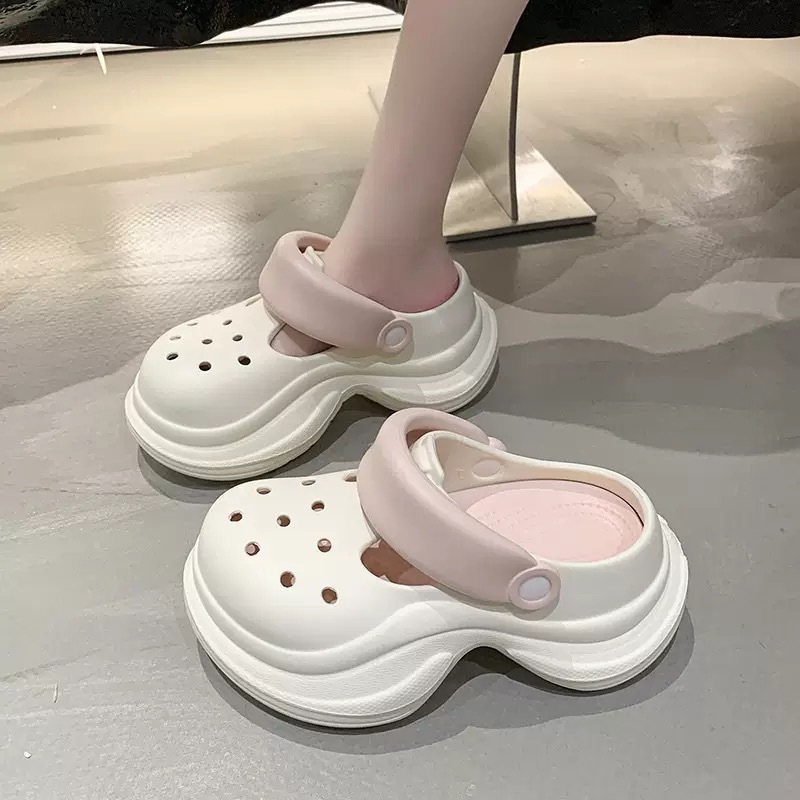 작은 허리 흰색-[누드 신발]