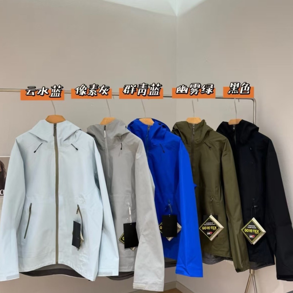 Taizhou Niaojia Men's and Women's Same Style Beta Lt Hard Shell Waterproof, Windproof and Warm Outdoor Jacket Logo