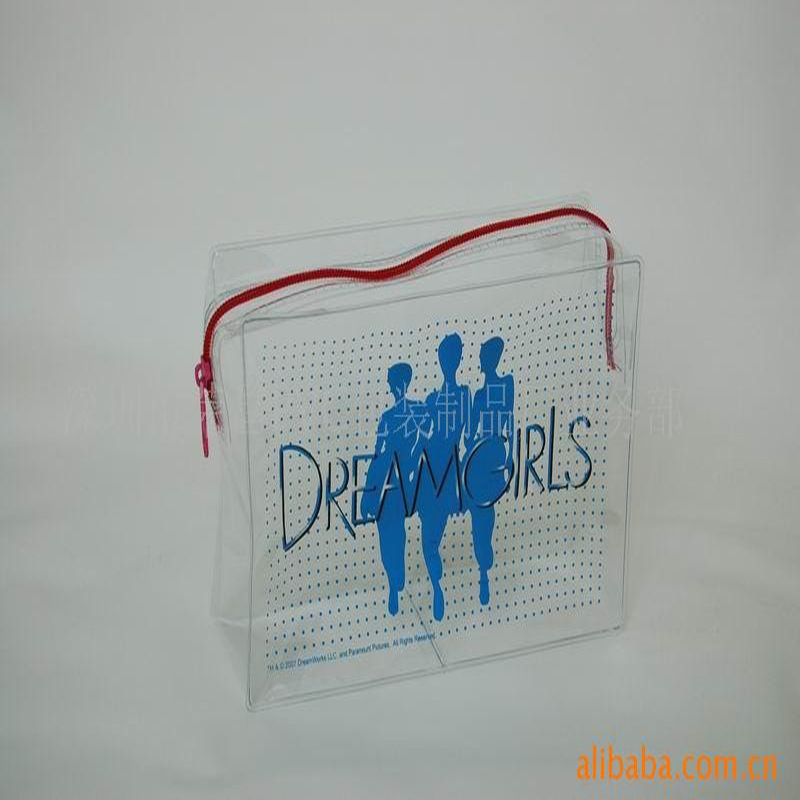 广州PVC胶袋内衣袋圆桶袋透明袋拉链袋玩具袋胶骨袋 化妆品包装袋