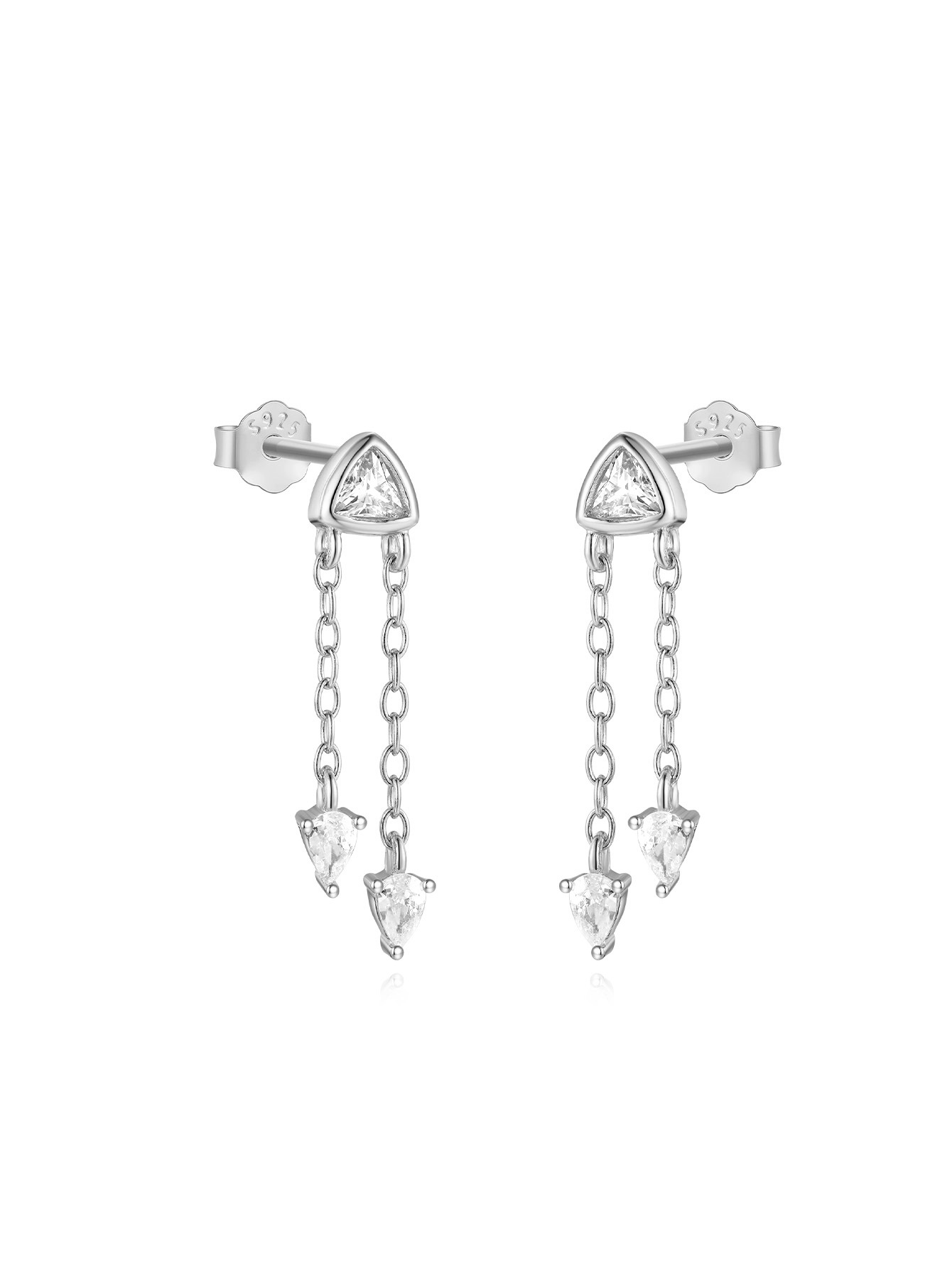 Pendientes de murciélago retro con personalidad de Halloween de plata de ley s925, alas simples, uñas de hueso de oreja, pendientes góticas