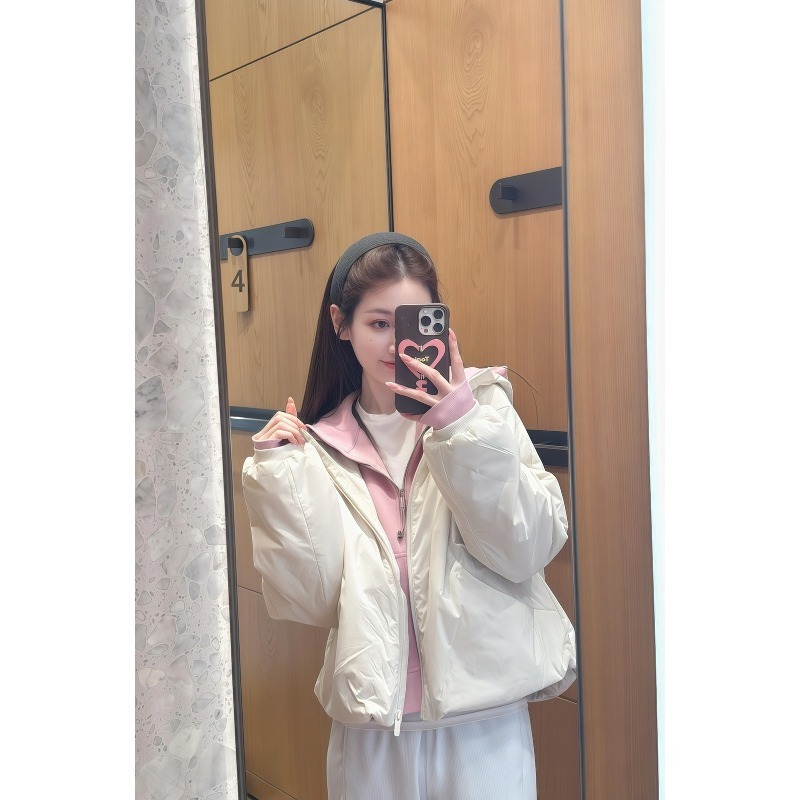 qsqs lulu sports cotton jacket, outdoor windproof and waterproof hooded jacket, machine washable, warm cotton outerwear, available for wholesale