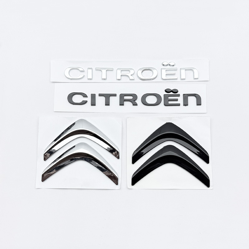 Suitable for Citroen C4 C5 Sega Ds5 Ls Ds6 Original Rear Car Logo Citroen English Logo Letter Sticker