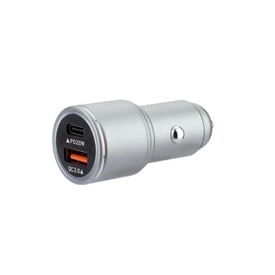 Mobil şarj cihazları, Adapter Multifunctional Cigarette Lighter Converter - 603-normal-charging-12w-gray-opp-bag