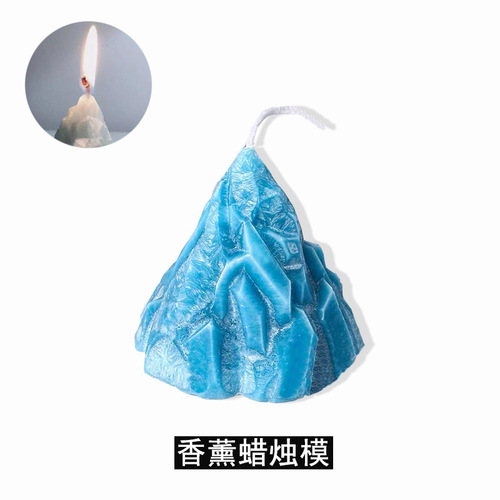 3D Stereo Iceberg Mousse Cake Mold Ice Cream Snow Mountain Silicone Mold DIY Volcano Scented Candle Mold