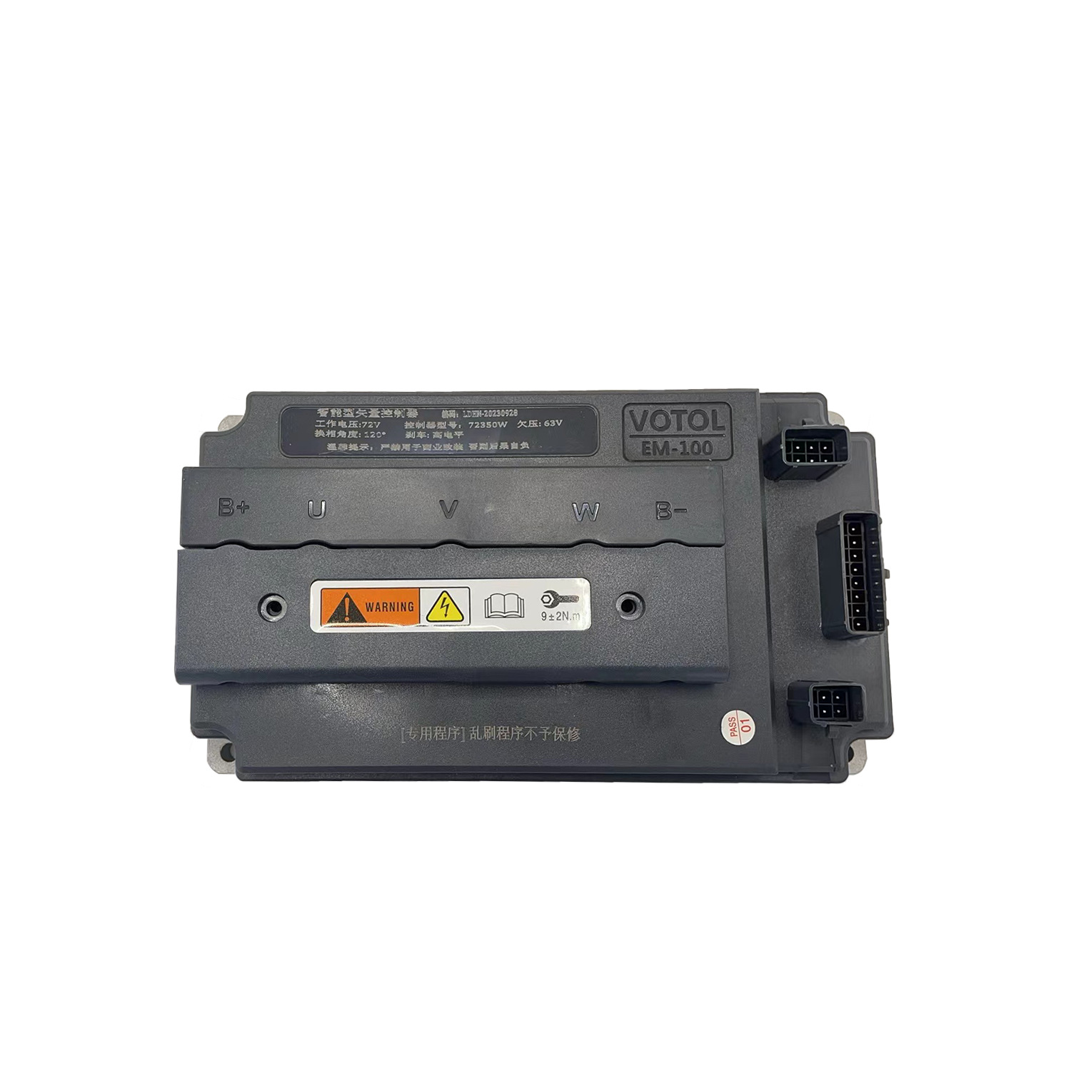 VOTOL Lande EM100SP - 72350 controlador de onda sinusoidal motor eléctrico 72V120A