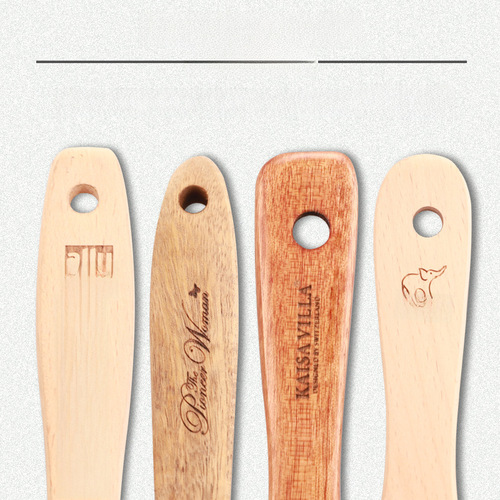 Wooden Spatula Non-stick Pan Cookware Kitchen Tools Long Handle Hot Spoon Rice Spoon Wooden Stirring Spoon Set