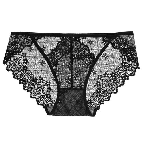 Lingerie for women, charming lace low-rise breathable seductive invisible thin comfortable summer bare triangle pants