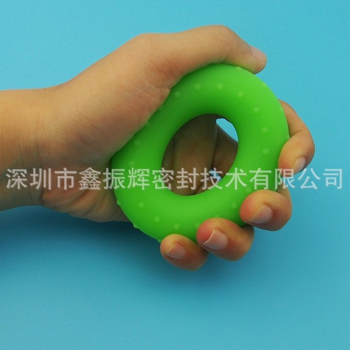 硅胶礼品握力器  硅胶保健品手部力量练习器