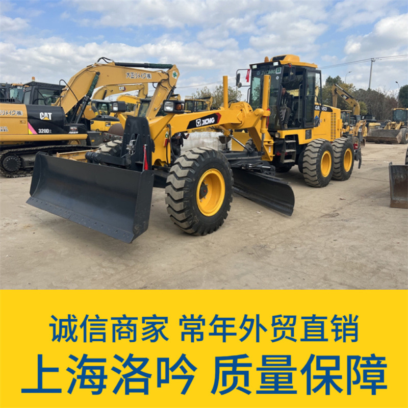 Exportación de Kazajstán de segunda mano XCMG GR2153 niveladora de suelo de prueba en el sitio venta directa