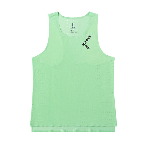 Men's Zero-Resistance Marathon Backless Vest - Solid Color Running Sports Training Competition Lightweight Quick-Drying Mesh Sleeveless Track Suit