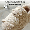 Cartoon slippers, winter non-slip keep warm shoe bag platform for beloved indoor