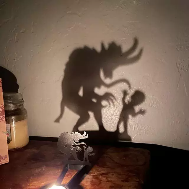 Забавная тен shadow держатель хэллоуинская свеча настольная подвесная украшение
