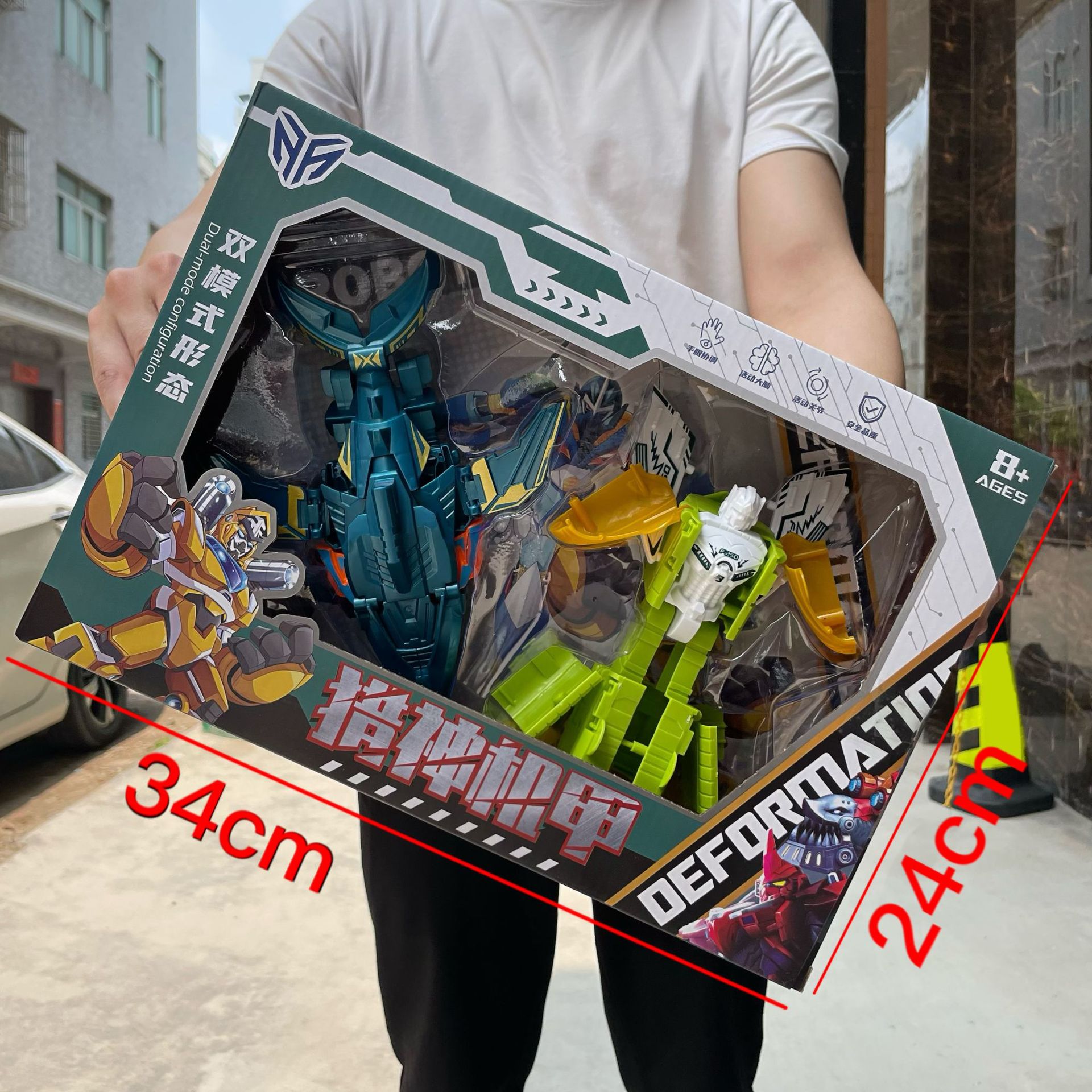 Los niños transformados Optimus wasp King Kong modelo de robot digital juguetes de automóviles para niños agencia caja de regalo set