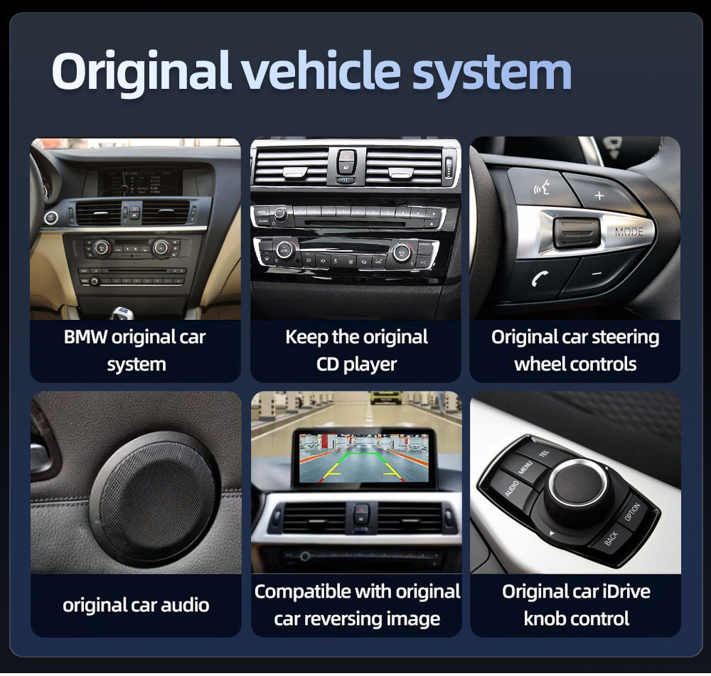 8.8inch Suitable for Bmw X3 F25 X4 F26 Car Central Control Large Screen Navigation Carplay Player