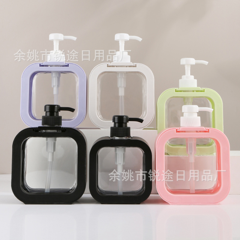 300ml 500ml洗手液瓶子分装瓶按压式洗洁精洗发露沐浴露空瓶子