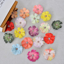 仿真花朵 diy多层花头汉服头饰手工花环材料 绢花 簪花婚庆装饰花