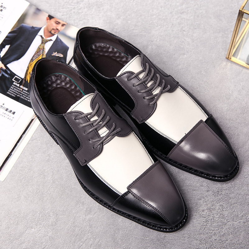 Nuevo otoño transfronterizo de hombres zapatos de moda de hombre zapatos de cuero de negocios de comercio exterior 48 zapatos de boda