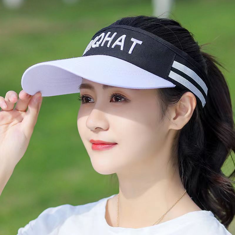 日よけの帽子の空の頂のアヒルの舌の帽子の女性の韓国版の韓国式の夏の日よけの日焼け止めの帽子の子供のネットの赤いトップの野球の涼しい帽子の女性|undefined