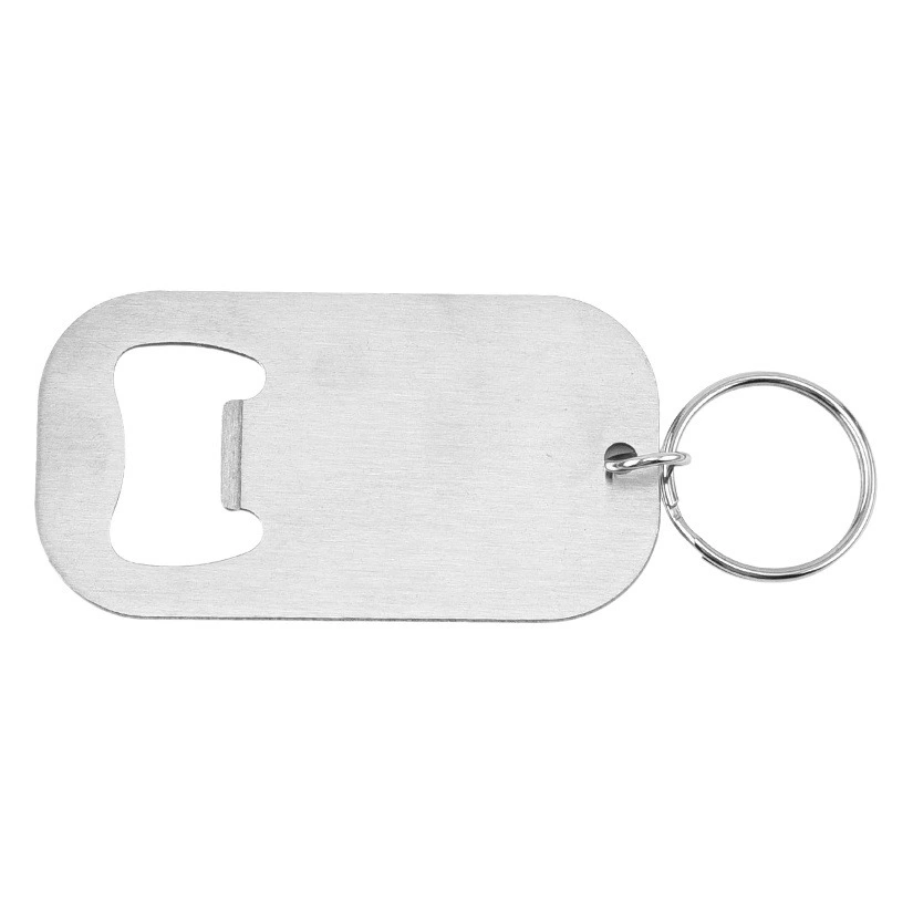 Открывалка для бутылок из нержавеющей стали Практичный брелок для бутылок Многофункциональный открывалка для бутылок пива Размер бирки собаки Висячие украшения бирки